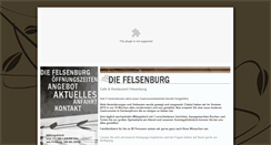 Desktop Screenshot of felsenburg.net